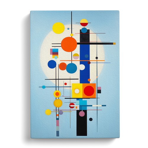 Bauhaus abstract canvas print - bauhaus,