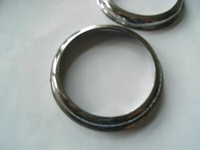 Rear light chrome bezels for