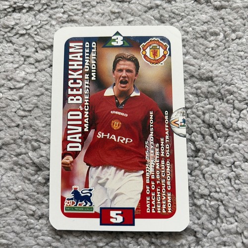 David beckham card subbuteo - beckham,