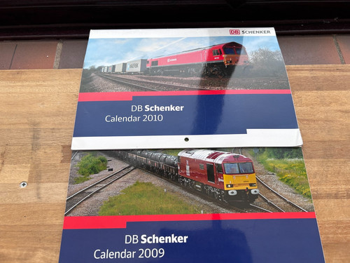 Schenker railway calendars - db,