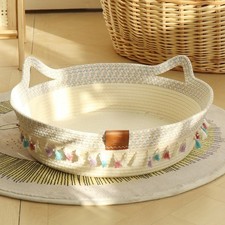 Hand Woven Cat Bed Basket Nest