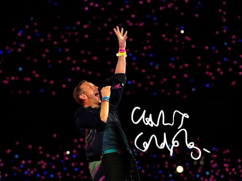 Chris martin signed - chris, autograph