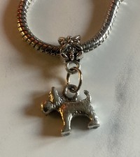 Westie Scottie Dog Dangle Bead