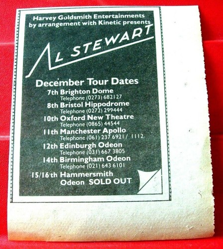 Stewart tour vintage - stewart, uk