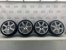 MINI COOPER S R50 R52 R53 18" INCH ALLOY WHEELS WITH BAD TYRES FULL SET OF 4