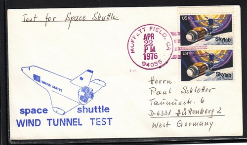 Space shuttle wind - tunnel, test