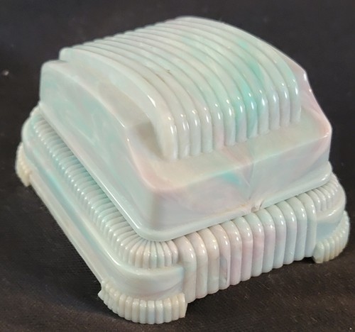 Art deco plastic - plastic, ring