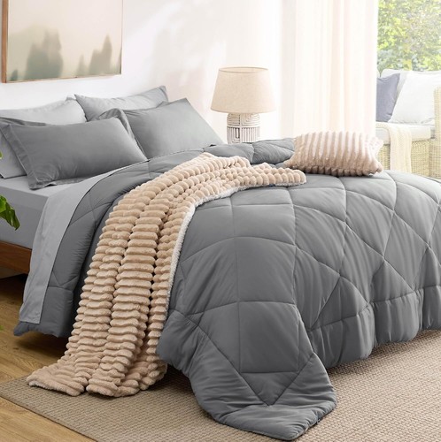Piece reversible bedding - 7-piece,