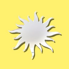 Sun shaped acrylic - mirrors,