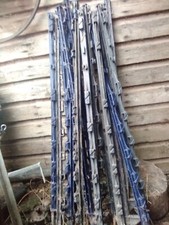  Rutland 3FT Electric Poly Post Pack 10 Horse Fence Plastic Post Stakes £1.29