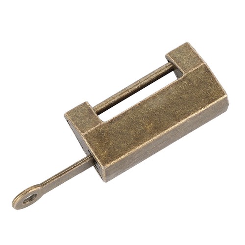 Vintage antique brass padlock - vintage,