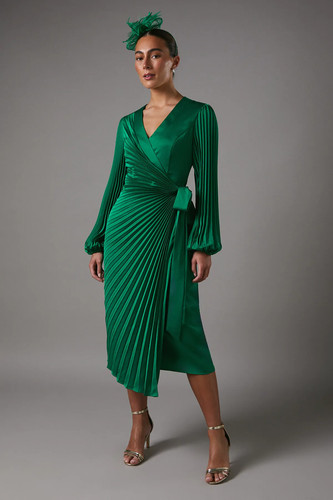 Coast green midi dress womens - midi,