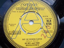 RUBY & THE ROMANTICS MY SUMMER LOVE UK LONDON DEMO IN EX+ COND