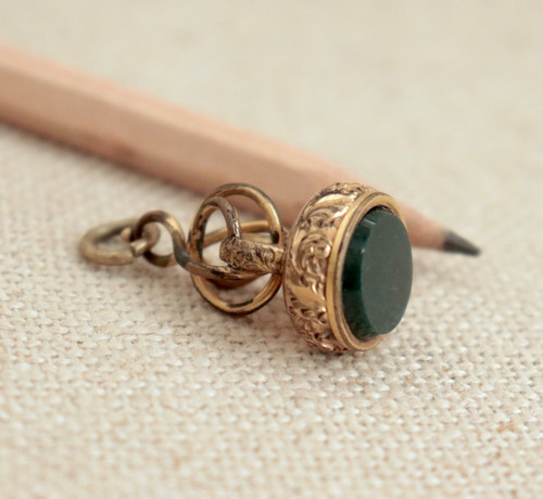 Antique victorian wax seal - wax,