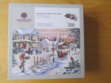 Wentworth-  250pc -  Bringing Home the Tree - Christmas Scene