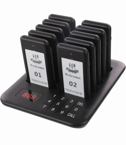 Restaurant pager system 10 - pager,