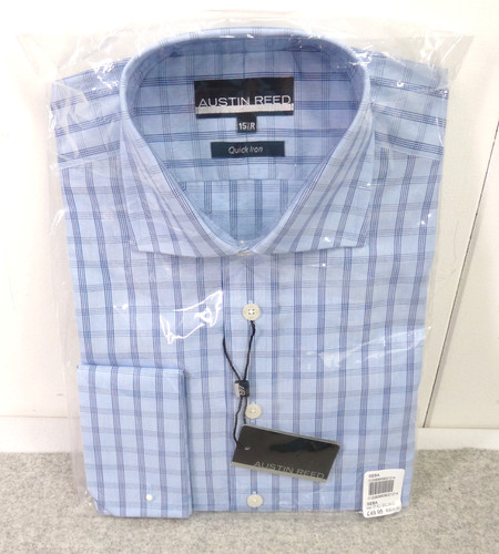 Austin reed shirt blue - reed, grid
