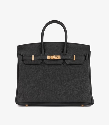 Hermès black togo - togo, leather