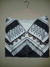 Express sequin Aztec mini