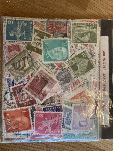 300 different world - stamps, in