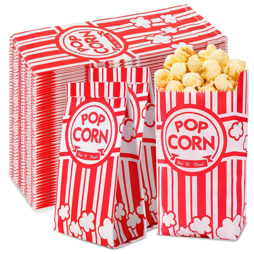 900 pack paper popcorn - 900, bags