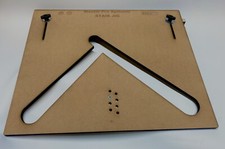 STAIR/A Staircase Jig Closed Riser Stair Housing Cut Out Template Jig