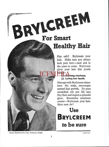Brylcreem mens hair cream - brylcreem,