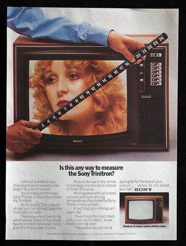 Original 1975 advert sony - original,