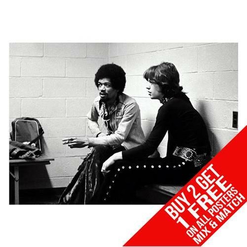 Jimi hendrix and mick - and,