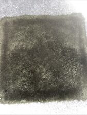 Ted Baker Brown Fluffy Faux Leather Cushion Cover Z45cm X 45cm