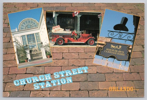 Postcard church street station - postcard,
