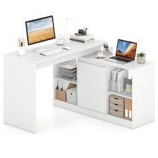 Executive White Desk Laptop