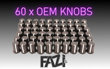 60 x BLACK KNOBS OEM DJ MXER