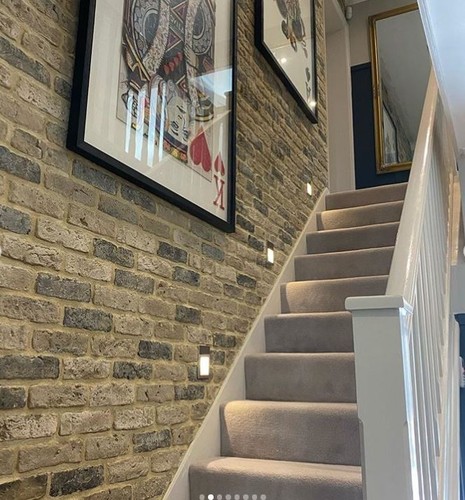 London town brick slips wall - town, slips,