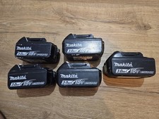 Makita 18V 3.0Ah Li-ion Battery BL1830B X 5 