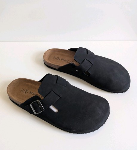 Men suede effect - suede-effect, clog