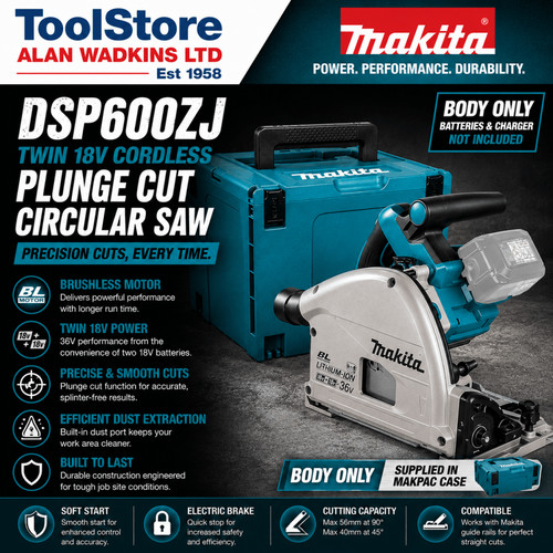 Makita dsp600zj twin 18v - makita,