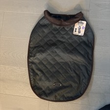 Huntley's XL dog quilted wax coated lightweight jacket