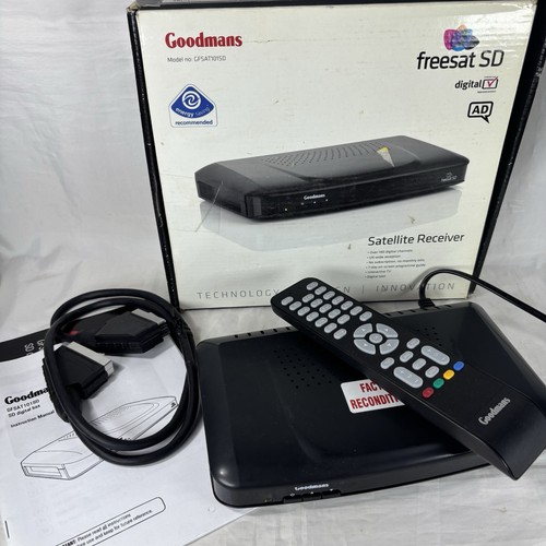 Goodmans freesat box - freesat, sd