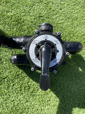 AQUASWIM SWIMQUIP 6 - WAY SIDE MOUNT 1.5 "MULTI PORT VALVE MPV BLACK