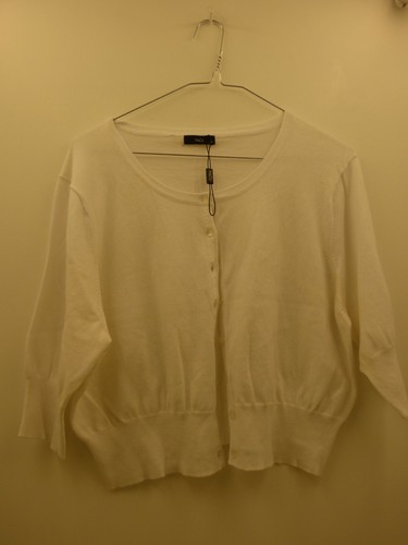 Ladies white button - ladies,