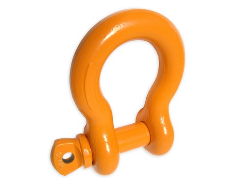 Orange lifting shackle screw - shackle,