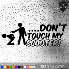 Don't Touch My Scooter Sticker