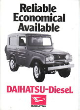 Daihatsu F50JK & F50V 2530cc Diesel 4 Wheel Drive original UK Sales Brochure