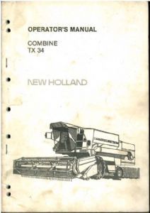 New holland tx34 combine - holland,
