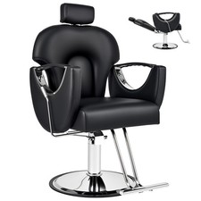 Professional Barber Chair 360° Swivel & Hydraulic Pump for Hair Stylists Classic