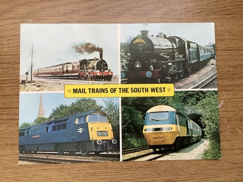 Postcard mail trains the - postcard:,