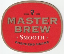 BEER MAT - SHEPHERD NEAME BREWERY - MASTER BREW SMOOTH - (Cat No 145) - (1996)