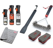 Weber Cleaning Set for Q & Pulse Grills, includes: 30cm grill brush, grill... 