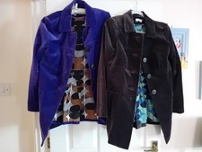 Two Gorgeous Boden Velvet Coat Jackets - Size(s) 12